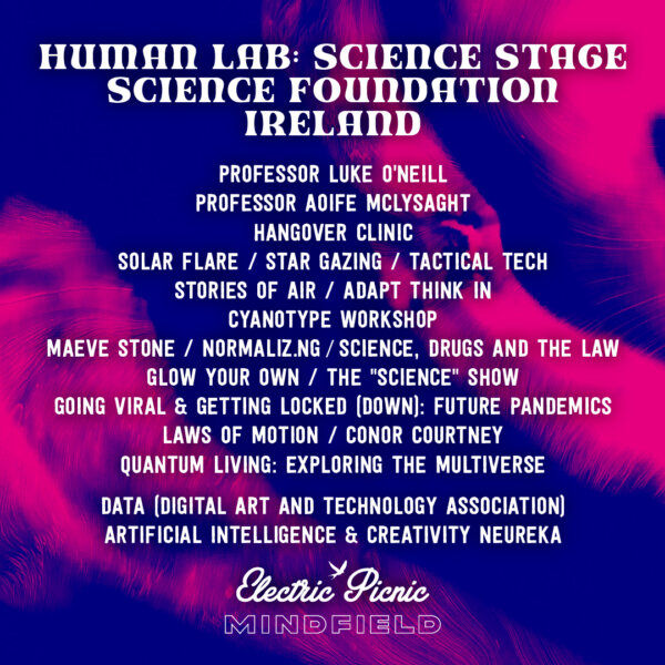 science stage line up