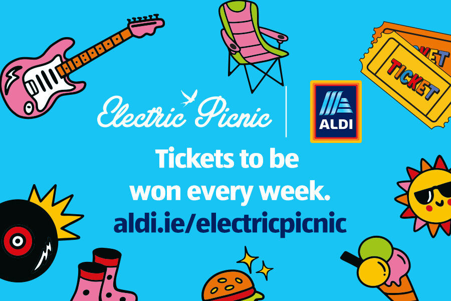 Head to Aldi stores for a chance to win Electric Picnic Tickets every week!