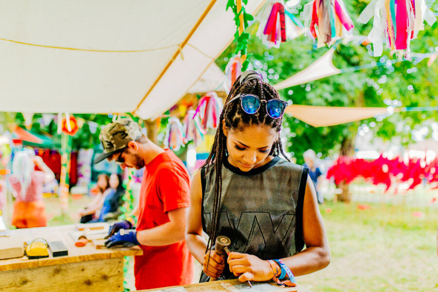 GREENCRAFTS: MAKE YOUR OWN JEWELRY, FLOWER CROWNS, SOAP AND MORE AT ELECRIC PICNIC!