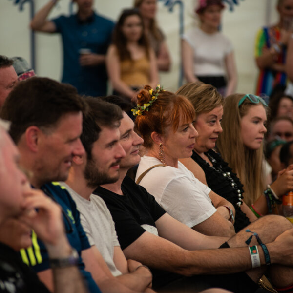 Crowd Enjoying a MindField talk