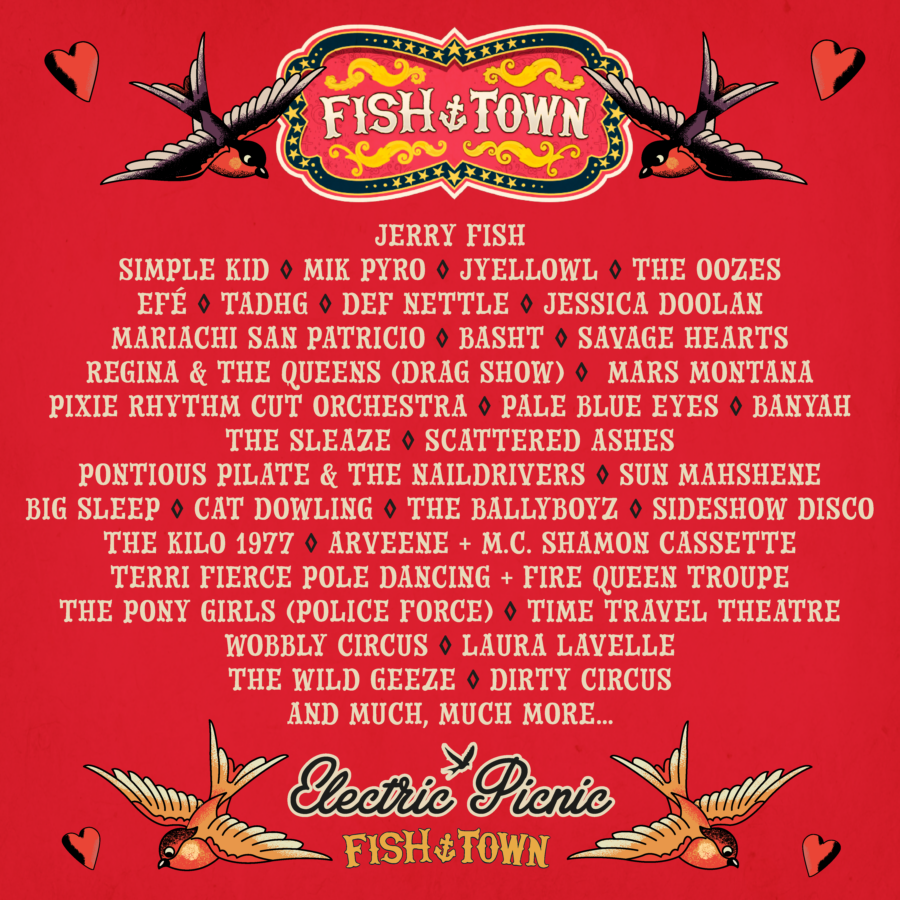Electric Picnic News The 2023 Fish town lineup is here! It may