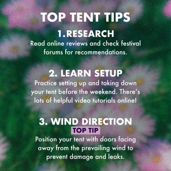 top tent tips