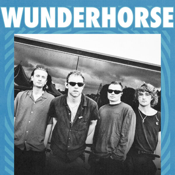 Wunderhorse - Image of the band Wunderhorse in front of a tour bus - Electric Picnic Logo