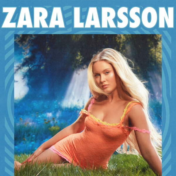 Zara Larsson - image of the artist Zara Larson sitting in a field - Electric Picnic Logo